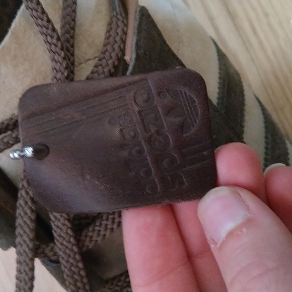 Men's brown/tan suede adidas - Picture 4 of 5